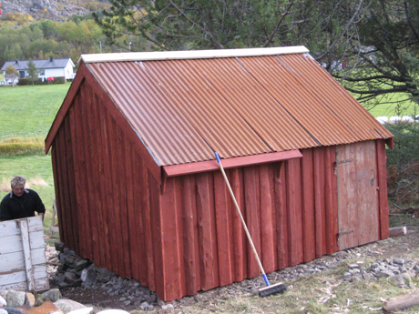 ferdig skur