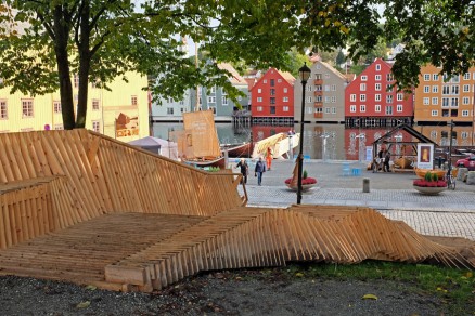 Studentprosjektet «Tremenningen fikk hedrende omtale». (Foto: Carl Erik Eriksson)