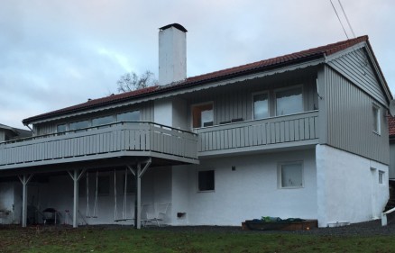 Eneboligen på Angelfoss i Bergen er typisk for boliger som ble bygd på 1970-tallet. (Foto: Privat)