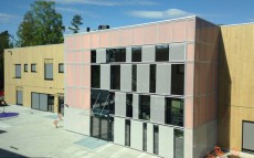 Bjørnsletta skole, Oslo, utført i totalentreprise av Veidekke Entreprenør AS for Undervisningsbygg Oslo KF. Arkitekt: L2 Arkitekter AS. (Foto: Veidekke)