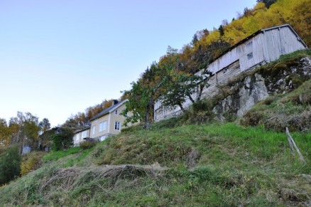 Ospahjellen (nær Eidsdal) ved Norddalsfjorden. (Foto: Merete Løvoll Rønneberg, Storfjordens Venner)