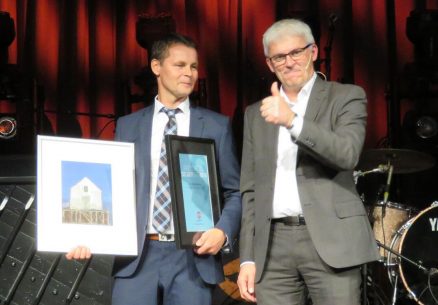 f.v: Tor Arne Storhaug – Nordbohus Byggservice, Halvor Dahl – Nordbohus AS.