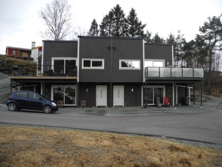 En tomannsbolig av en mye brukt modell.